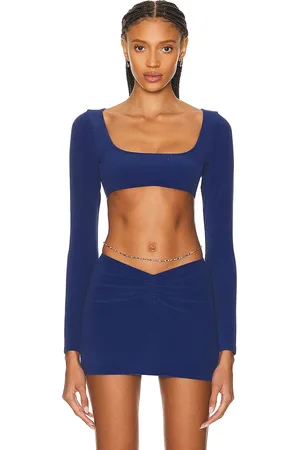 Tropic of C Baby C Long Sleeve Top in - Blue. Size XS (also in ).