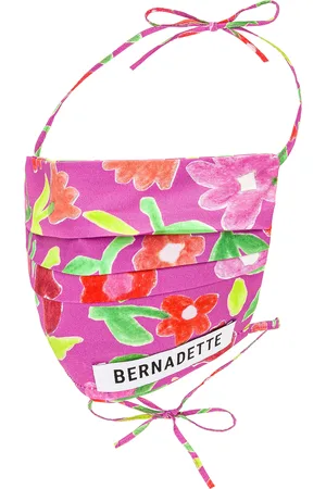 Bernadette Mask in - Floral,Pink. Size all.
