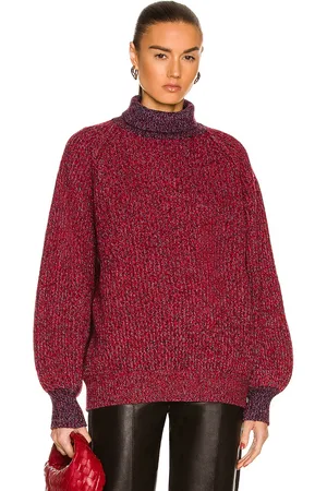 Ganni Rib Knit Sweater in - Red. Size M/L (also in S/M).
