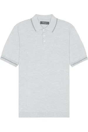 WAO Everyday Luxe Polo in - Grey. Size M (also in S).
