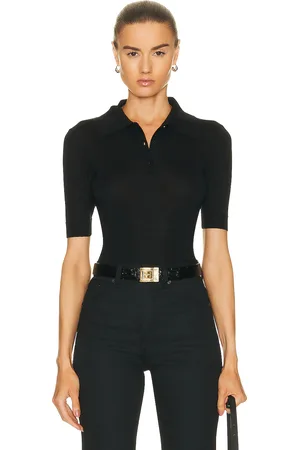 Saint Laurent Short Sleeve Polo Shirt in - Black. Size XL (also in ).