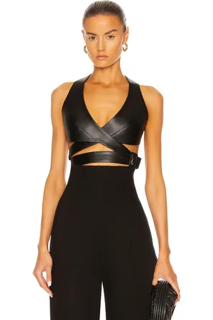 Alaïa Edition 1984 Wrap Bustier Top in - Black. Size 42 (also in ).