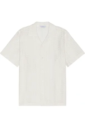 Saturdays NYC Canty Cotton Lace Shirt in - Cream. Size S (also in ).