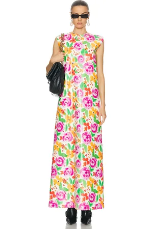 Balenciaga Sleeveless Floral Dress in - . Size 34 (also in ).