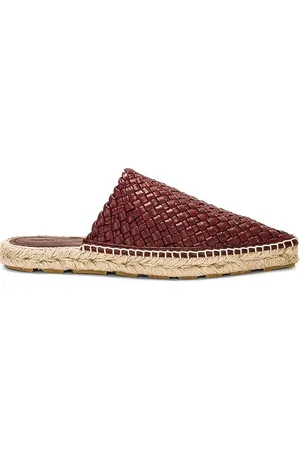Bottega Veneta Open Back Espadrille in - Burgundy. Size 36 (also in 37, 38, 39, 40, 41).
