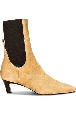 Totême The Mid Heel Suede Boot in - . Size 35 (also in 36, 37).