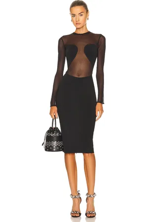 Alaïa Bodysheer Dress in - Black. Size 42 (also in ).