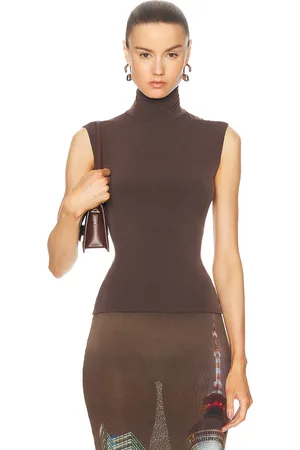 Norma Kamali Slim Fit Sleeveless Turtle Top in - . Size L (also in XL).