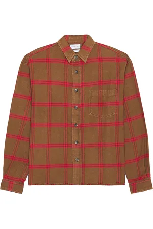 JOHN ELLIOTT Hemi Oversized Shirt in - Brown. Size M (also in ).