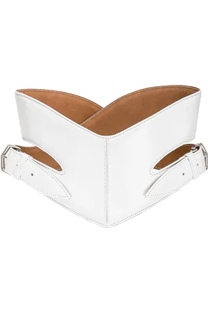 Alaïa Crossed Belt in - Cream. Size 70 (also in ).