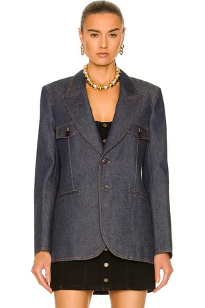 Saint Laurent Tailored Jacket in - Blue. Size 34 (also in 36).