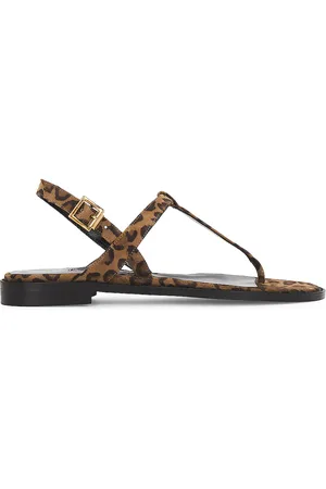 Manolo Blahnik Hata Suede Sandal in - Brown. Size 37 (also in 39.5, 41).