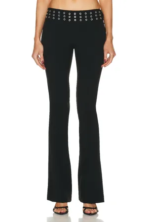 BLUMARINE Wide Leg Pant in - Black. Size 40 (also in ).