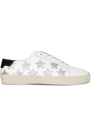 Saint Laurent Court Classic Star Sneakers in - White. Size 36 (also in 36.5, 41).