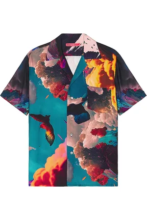 Members OF The Rage Hawaiian Short Sleeve Shirt in - Multi. Size M (also in ).