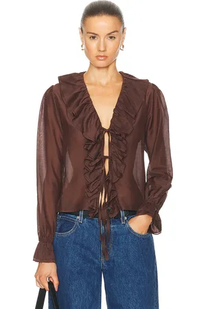 BODE Heartwood Flounce Blouse in - . Size M (also in ).