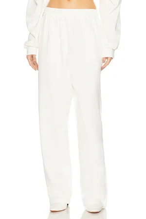 WARDROBE.NYC X Hailey Bieber HB Track Pant in - White. Size L (also in M, XL).