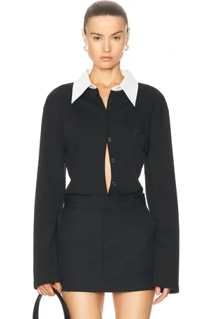 Courrèges Drop Jersey Shirt Bodysuit in - . Size S (also in ).