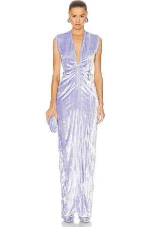 Bottega Veneta Zip Long Dress in - Lavender. Size 36 (also in ).