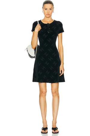 CHANEL Velour Dress in - . Size 38 (also in ).