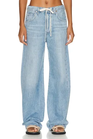 Citizens of Humanity Brynn Drawstring Trouser in - Denim-Light. Size 24 (also in 23, 25, 26, 27, 28, 29, 30, 31, 32, 33, 34).