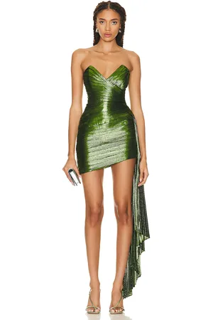 Retrofete Daniele Dress in - Green. Size XL (also in L, XS).
