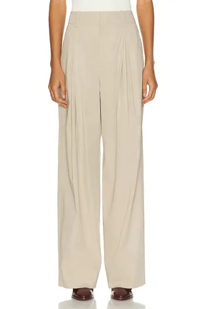 Bottega Veneta Wide Leg Pant in - Beige. Size 34 (also in 36, 38, 40).