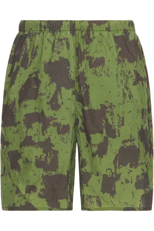 Beams Mil Athletic Shorts Nylon Camo Print in - Green. Size M (also in ).