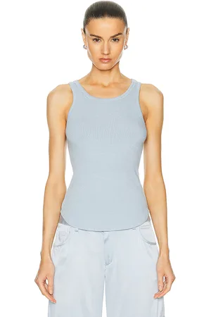 SABLYN Jameela Racerback Tank Top in - Baby Blue. Size L (also in ).