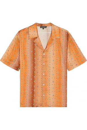 SIEDRES X Fwrd Resort Collar Short Sleeve Shirt in - Orange. Size S (also in XS).