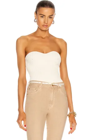 Khaite Lucie Top in - White. Size L (also in ).