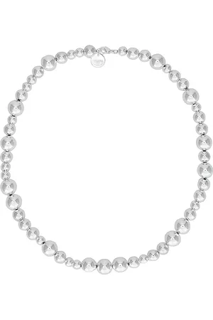 LIÉ STUDIO The Elly Necklace in - Metallic Silver. Size all.