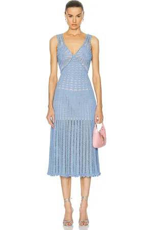 AKNVAS Guinevere Crochet Midi Dress in - . Size M (also in ).