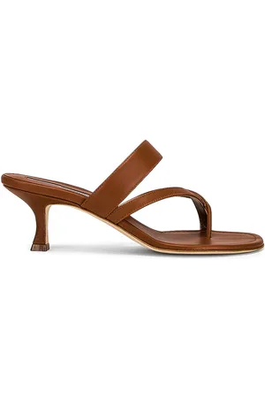 Manolo Blahnik Susa 50 Leather Sandal in - . Size 38.5 (also in 41).