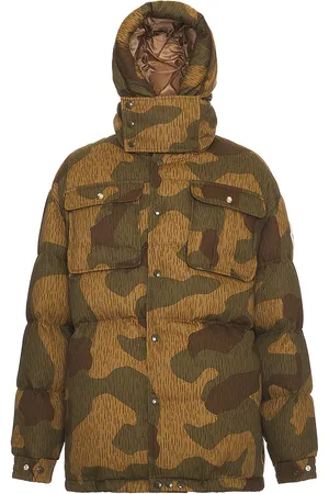 Moncler X Palm Angels Mandelbrot Long Parka in - Brown. Size 3 (also in ).