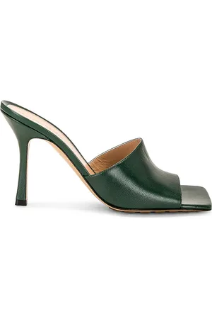 Bottega Veneta Stretch Mule Sandal in - Green. Size 37.5 (also in 39.5).