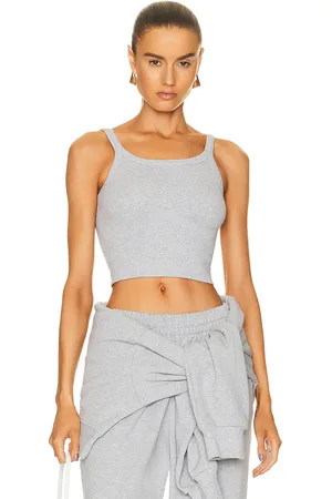 WARDROBE.NYC HB Ribbed Tank in - Grey. Size XXS (also in ).