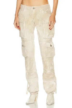 The Attico Essie Long Pant in - Nude. Size 24 (also in ).