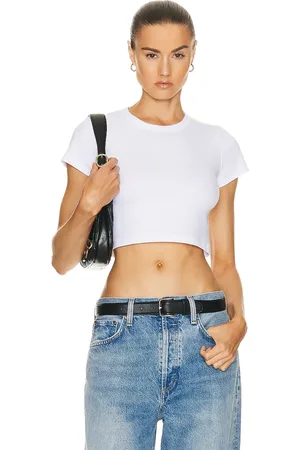 Leset Kelly Crop Slim Fit Tee in - . Size XL (also in XS).