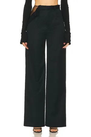 Grace Peek Open Thigh Pant in - . Size L (also in ).