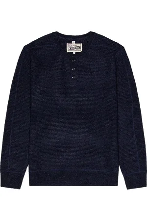 Schott NYC Button Henley Sweater in - . Size L (also in S, XL).