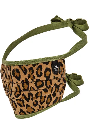 R13 Surplus Mask in - Animal Print,Brown. Size all.