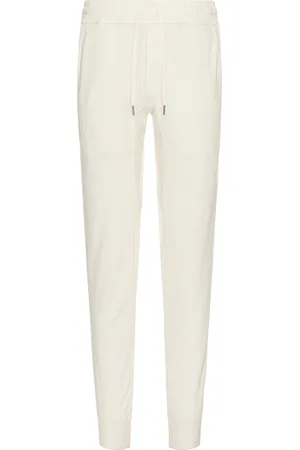 Tom Ford Lightweight Lounge Sweatpant in - Cream. Size 46 (also in 50, 52).