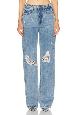 SER.O.YA Belle Straight Leg in - Denim-Medium. Size 26 (also in 27).