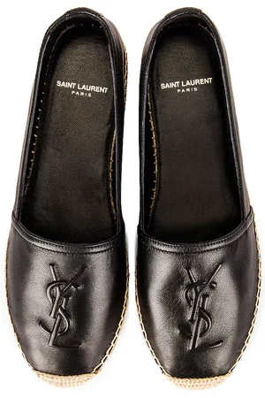 Saint Laurent Logo Flat Espadrille in - . Size 40 (also in 35, 35.5, 37).