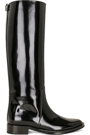 Saint Laurent Hunt Boot in - Black. Size 36.5 (also in 37, 37.5, 38, 38.5, 39, 41).