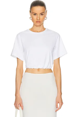 Simkhai Jojo Short Sleeve Cropped T-shirt in - . Size L (also in ).