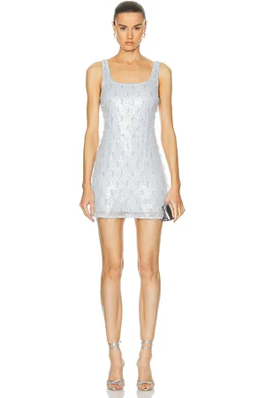 Simkhai Pallas Mini Dress in - Baby Blue. Size 8 (also in ).