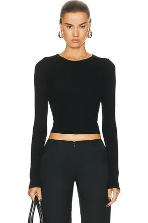 ENZA COSTA Silk Knit Long Sleeve Tuck Top in - . Size L (also in XL).