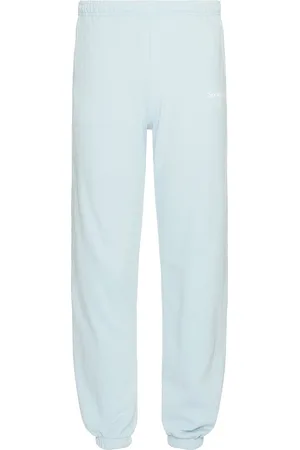 Sporty & Rich Serif Logo Sweatpants in - Blue. Size XL/1X (also in ).